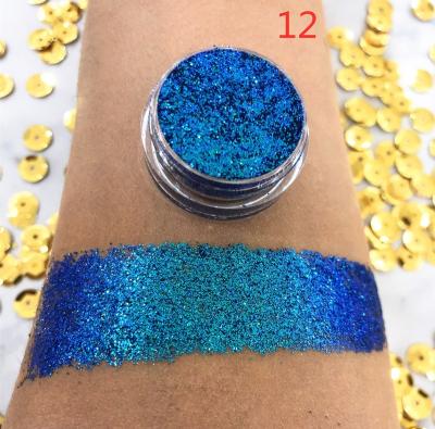 China Waterproof Custom Makeup Loose Powder Pigment Duochrome Multichrome High Quality Eyeshadow Palette for sale