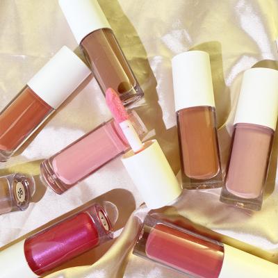 China Custom Sunscreen Transfer Make Velvet Non Sticky Smudge Resistant Vegan Natural Organic Lip Gloss Matte Private Label for sale