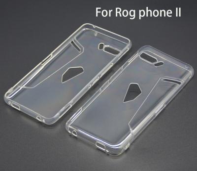 China 1.0mm Thickness TPU Shockproof Phone Case Crystal Clear Soft Protective Cover For Asus Rog Phone II Phone 2 for sale