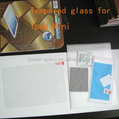 China PC/Notebook Super Clear 9H 0.33mm Tempered Glass Screen Protector For iPad Mini Mini 2 Mini 3 for sale