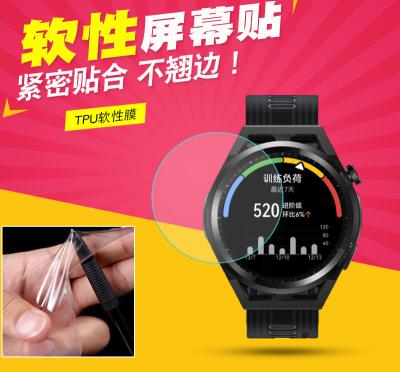 China Super Clear Anti-explosion Soft Smart Watch Hydrogel TPU Screen Protector Film For Huawei Watch GT Runner 46mm for sale