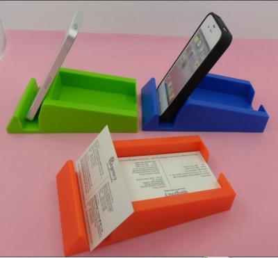 China ABS Factory Price Plastic Business Card Holder Desktop Mobile Phone Holder for sale