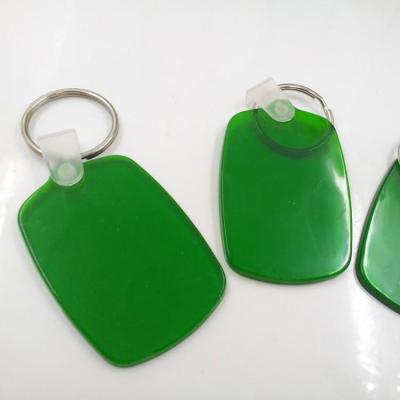 China Soft Custom Oval Shapes Plastic PVC Soft Rubber Key Chain for sale