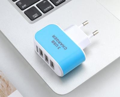 China Gift High Quality 2.1A 3USB World Travel USB Plug Universal Multi Universal Travel Plug Adapter for sale