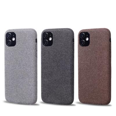 China Hot-selling heavy thin craft product fabric texture shockproof mobile phone material case for sale