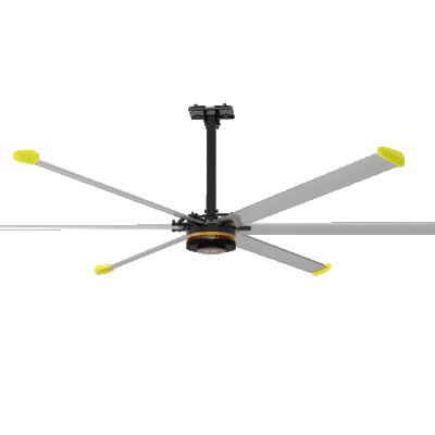 China Intelligent Big Fans BOREAS III KALE 7.3Meters 1.3KW Ceiling Fans For Warehouse Workshop Logistics Center for sale