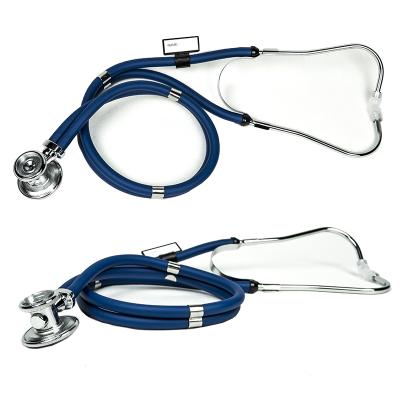 China Huamei Bilateral Tube Double Tube Stethoscope Children's Medical Equipment Medical Instruments Medical Clinic Bilateral Stethoscope for sale