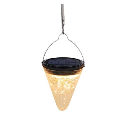 China Garden hanging pendant solar christmas tree lights Waterproof Garden Decorative Lights out door yard backyard lamp for sale