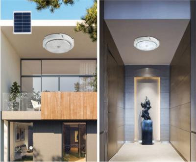 China Residential Solar ceiling light with remote control solar light lamp for indoor solar light home house for sale