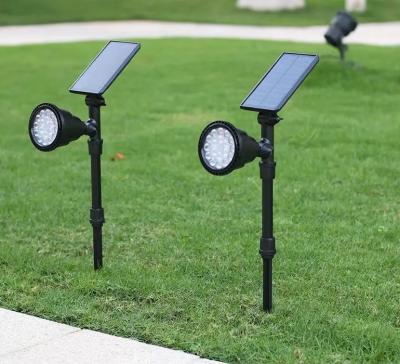 China Residential Solar Lights 18 LED Garden Landscape Pathway Outdoor Waterproof IP65 Wall Mount Patio Lawn Lights for sale