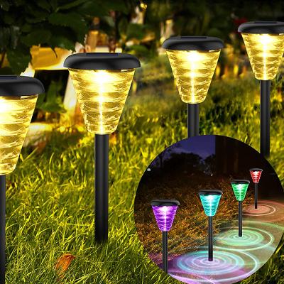 China Garden Solar LED Lights Outdoor Waterproof Decorative RGB Lights Solar Garden for Landscape Lawn Yard for sale