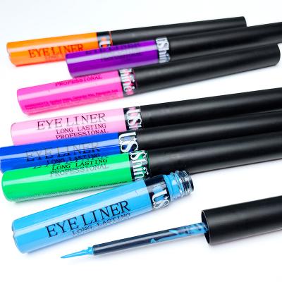 China Wholesale Stage Makeup Halloween Fluorescent Luminous Eyeliner Quick Dry Liquid Eyeliner Pen Future Sense COS Color Matte UE009 for sale