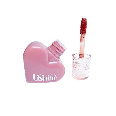 China Wholesale Heart Shaped Liquid Lipstick Long-Lasting Lightweight Veet Matte Lip Tint Cheek Blush Face Makeup Beauty Personal Care ULG002 for sale