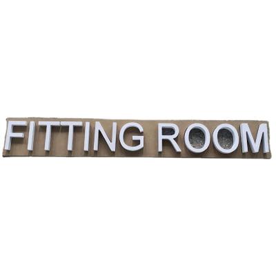 China Adertising Show Furniture Acrylic Acrylic Led LOGO Dressing Room Logo for sale