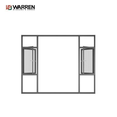 China Good Product Cheap Hot Sale Aluminum Swing Window Grill Design Safety Mosquito Screen Windows for sale