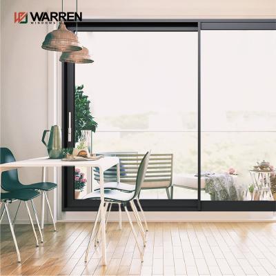 China Factory wholesale high quality waterproof aluminum slide door for sale safety glass slide door Te koop