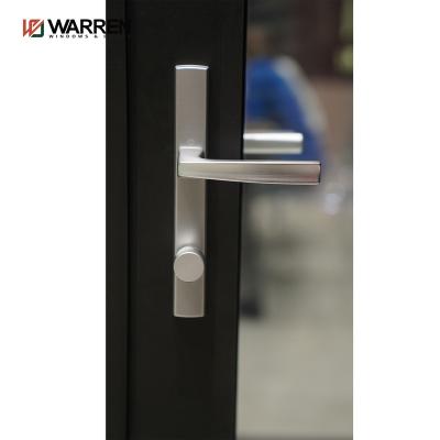 中国 Factory Direct French Doors Exterior Aluminum Casement Doors Waterproof Double Price Custom Cheap Open Glass Door 販売のため