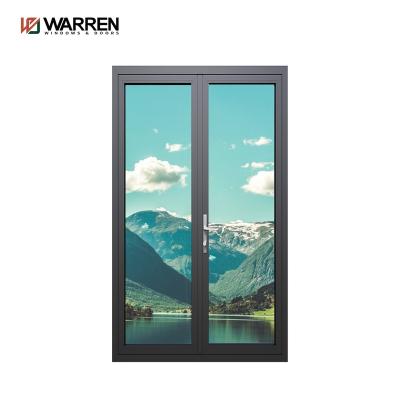 China New Model Waterproof Double Glass Aluminum Casement Doors For House Swing Doors And Hinged Door for sale