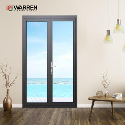 Cina New Promotion Style Kitchen Frame Waterproof Warm Aluminum Casement Door Interior Swing Door in vendita