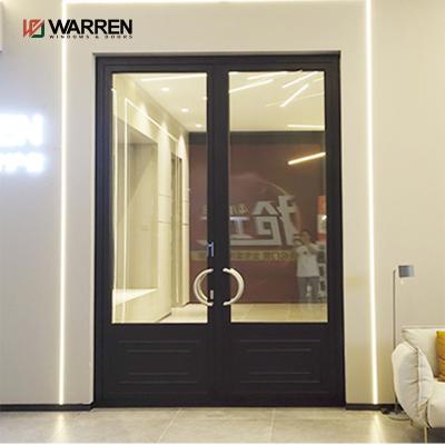 China Waterproof Aluminum Glass French Door Thermal Break Patio Doors Casement French Door For House for sale