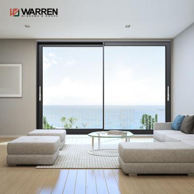 China Perfect Quality Waterproof Colored Commercial Sliding Door System Aluminum Sliding Door With Screen zu verkaufen