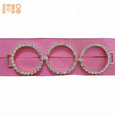 China Wholesale Nickel Free Rhinestone Crystal Connector Buckles Bikini Clips For Bikini Swimwear Metal Accessories for sale