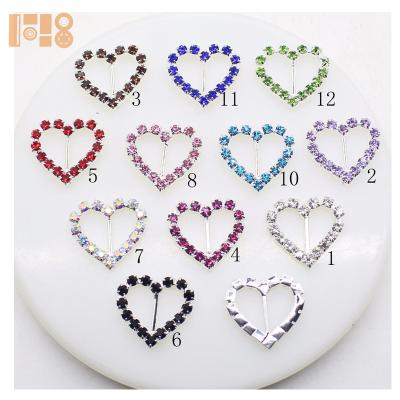 China Nickel free heart faux stone silver earrings for wedding decorative accessory for sale