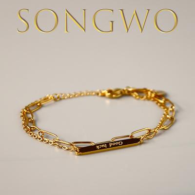 China FASHIONABLE 18k Gold Plated Bracelet for sale