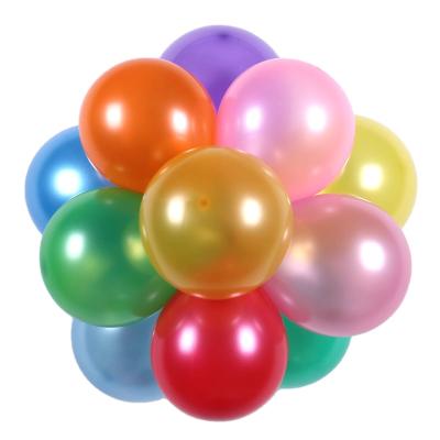 China Birthday Party Decoration 12 Inch Helium Inflatable Latex Balloons 12' 2.8g Pearl Color Latex Balloons for sale