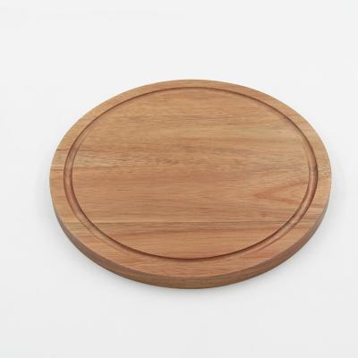 China Sustainable round cheese serving board with acacia wood cutting board for sale