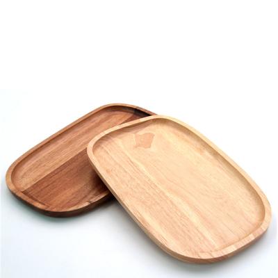 China Sustainable Use High Quality Customized Wooden Fruit Food Tray Household Serving Tools for sale