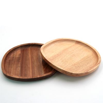 China 2022 Hot Sales Viable Cheap Irregular Home Kitchen Wooden Mini Food Serving Tray For Snacks Cakes Tea for sale