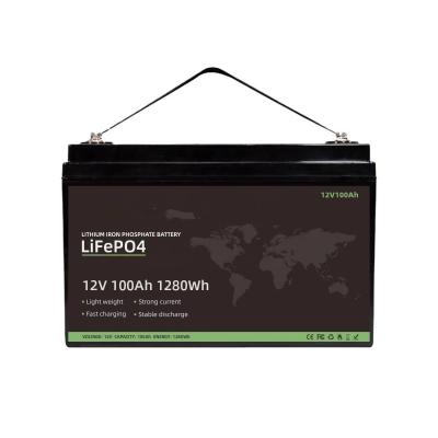 China Custom 100AH Lithium Ion 12 Volt Rv Battery For Vehicle Mobile Camper for sale