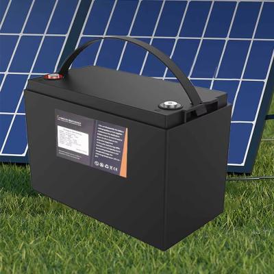 China 12V Solar RV Caravan Marine Lifepo4 Lead Acid Replacement Batteries Rechargeable for sale