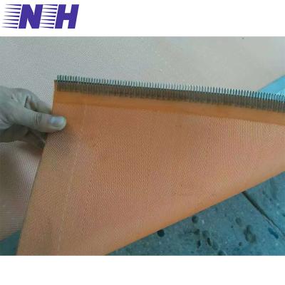 China Heat Resistant Vacuum Woven Filter Fabrics Conveyor Press Dryer Mesh Flue Gas Desulfurization Filter Press Desulfurization Smoke Heat Resistant for sale