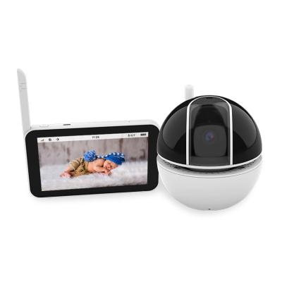 China PAN-TILT New 2021 5.0 Inch Wireless Digital Video Camera Baby Foon Baby Monitor for sale