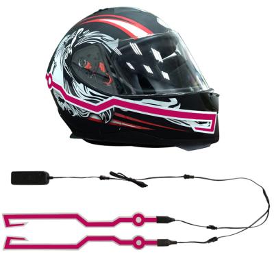 China 2021 Motorcycle Helmet EL Lighting Flame Strip For Sports Safety Bike Motorcycle Auto Helmet for sale