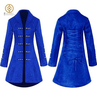 China 2022 Beta New Anti-wrinkle Retro Costume Clothing Mens And Womens Medieval Jacquard Dress Mid Length Stain for sale