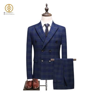 China Anti-Wrinkle Beta Slim Fit For Homemade Male Belt Anorak Men's Fashion Two-piece Chastity Men's Suit Suit for sale