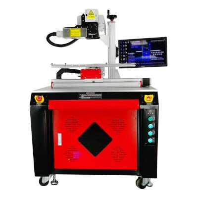 China VISION SYSTEM Large Size UV ​​Plastic XY Laser Marking Machine 50W 100W 30W Axis Motion Fiber Laser Marking Machine For Sale for sale