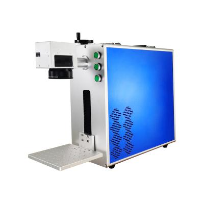 China Raycus 20W 30W 50W Small Metal Nameplate Water Cooled Engraving All in One Portable Fiber Laser Marking for sale