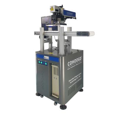 China VISION SYSTEM Wholesale CCD Visual Positioning Pallet Product Stainless Iron Metal Laser Marking Fiber Optic Machine for sale