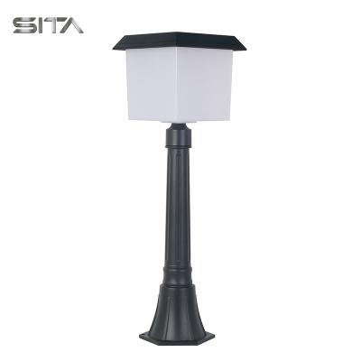 China Garden Outside Decoration Lamps Pole Green Soil Decorative Ground Posts Solar Garden Light for sale