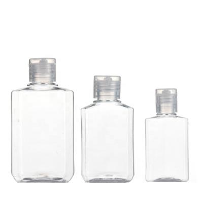 China Personal Care Plastic Bottles 60ml 2oz Hand Sanitizer Gel Hot Selling Empty Plastic Bottle With Flip Top Lid for sale