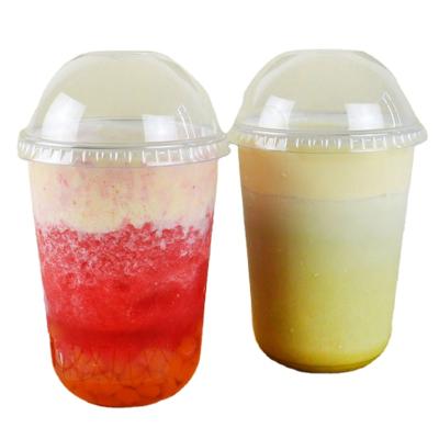 China 2020 PP Viable Disposable Plastic Drinks Cup For Cold And Hot Beverage Juice Milk Tea With Lid for sale