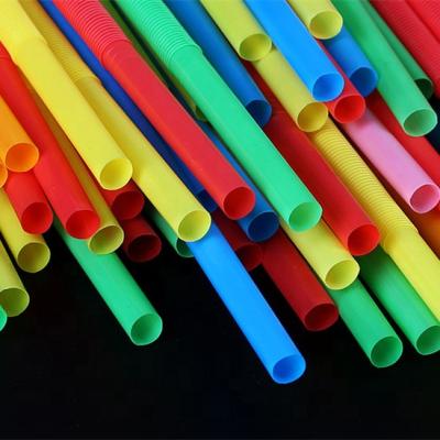 China Luxury Colorful Disposable Plastic Drinking Straw for sale