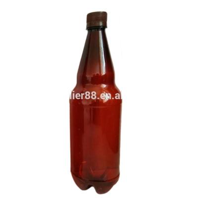 China Hot Sale 1000ml 1L PET Beer Bottle Sustainable PET Beer Bottle Food Grade Plastic Beer Bottle for sale