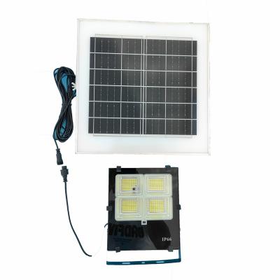 China Best Price Garden Landscape Highlight Portable 100W Sensor Led Solar Flood Light for sale