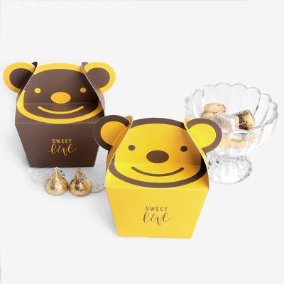 China Recycled Materials Wholesale Mini Pet Design Cake Cookie Boxes Mini Candy Box Fancy Luxury Cute Sweet Packaging Box for sale