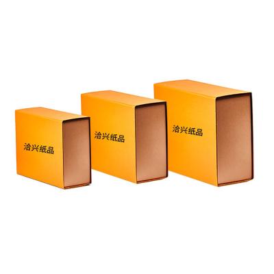 China Recycled Materials Customized Logo Luxury Glitter Cardboard Paper Gift Package Hair Extension Packaging Box With Logo for sale